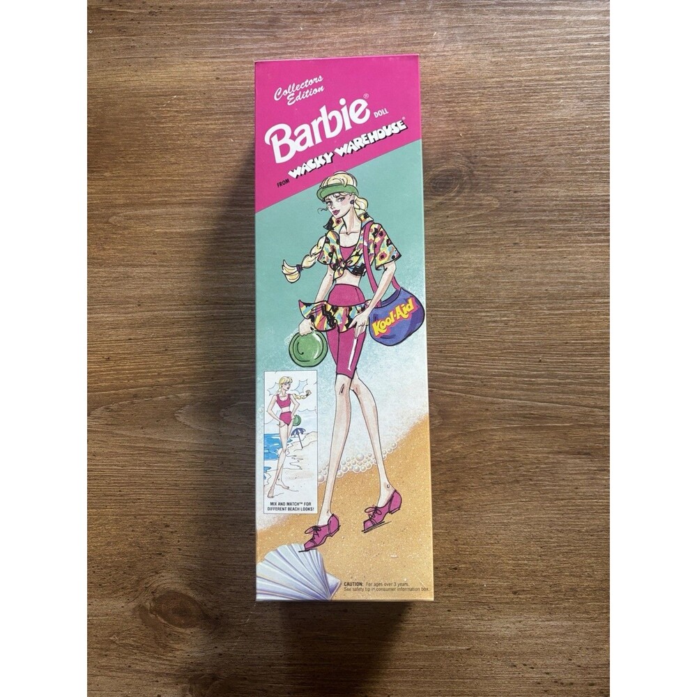 1992 Barbie Wacky Warehouse Kool-Aid Collector Edition Doll Mattel Vintage NRFB